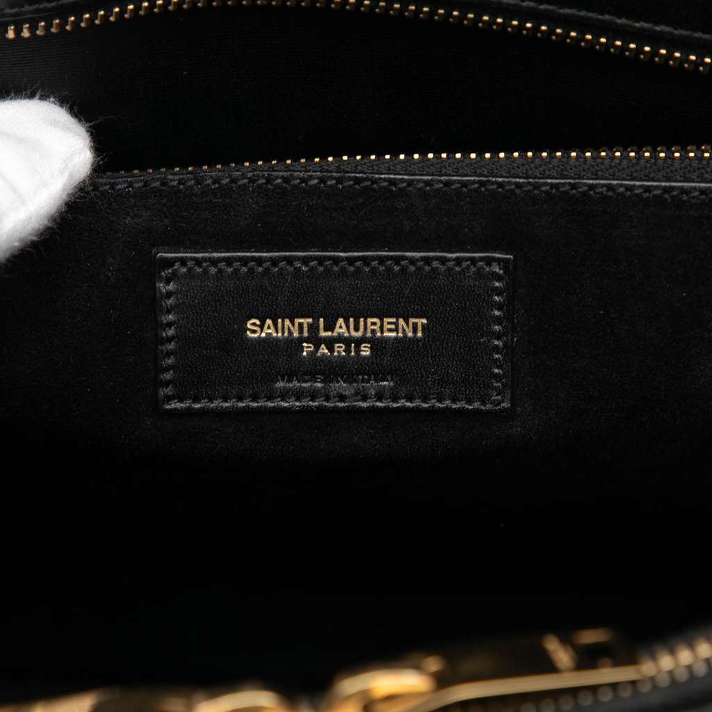 Saint Laurent Small Suede Sac De Jour Satchel - 5