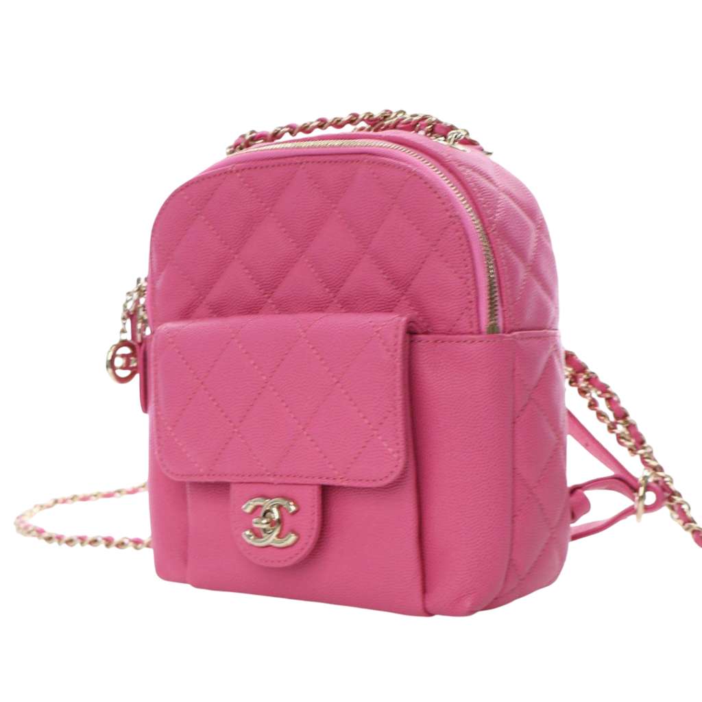 Chanel Small Quilted Caviar CC Day Backpack - 3