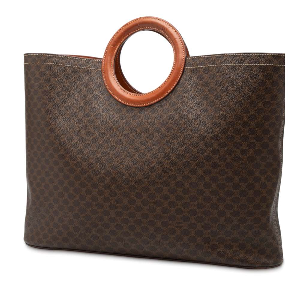 Celine Macadam Coated Canvas Tote - 2