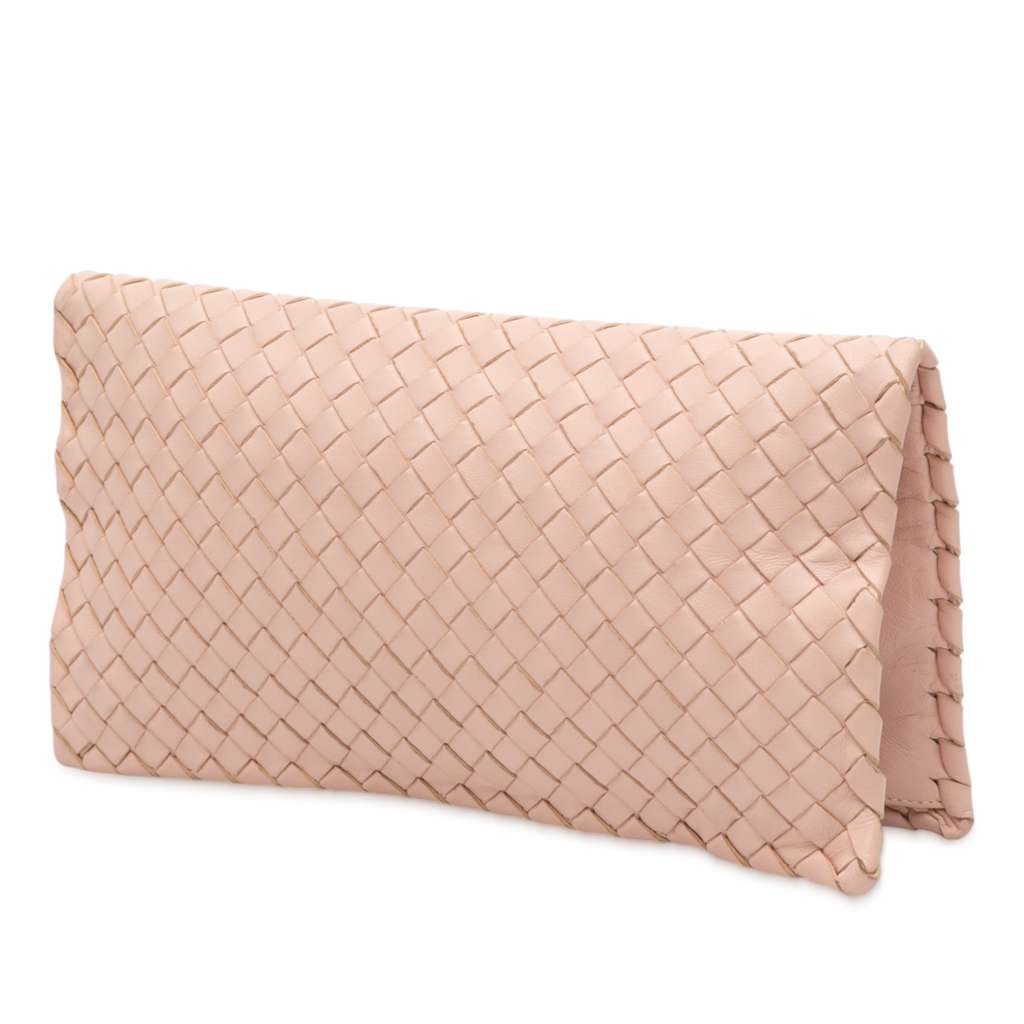 Bottega Veneta Nappa Intrecciato Turn Lock Clutch - 2