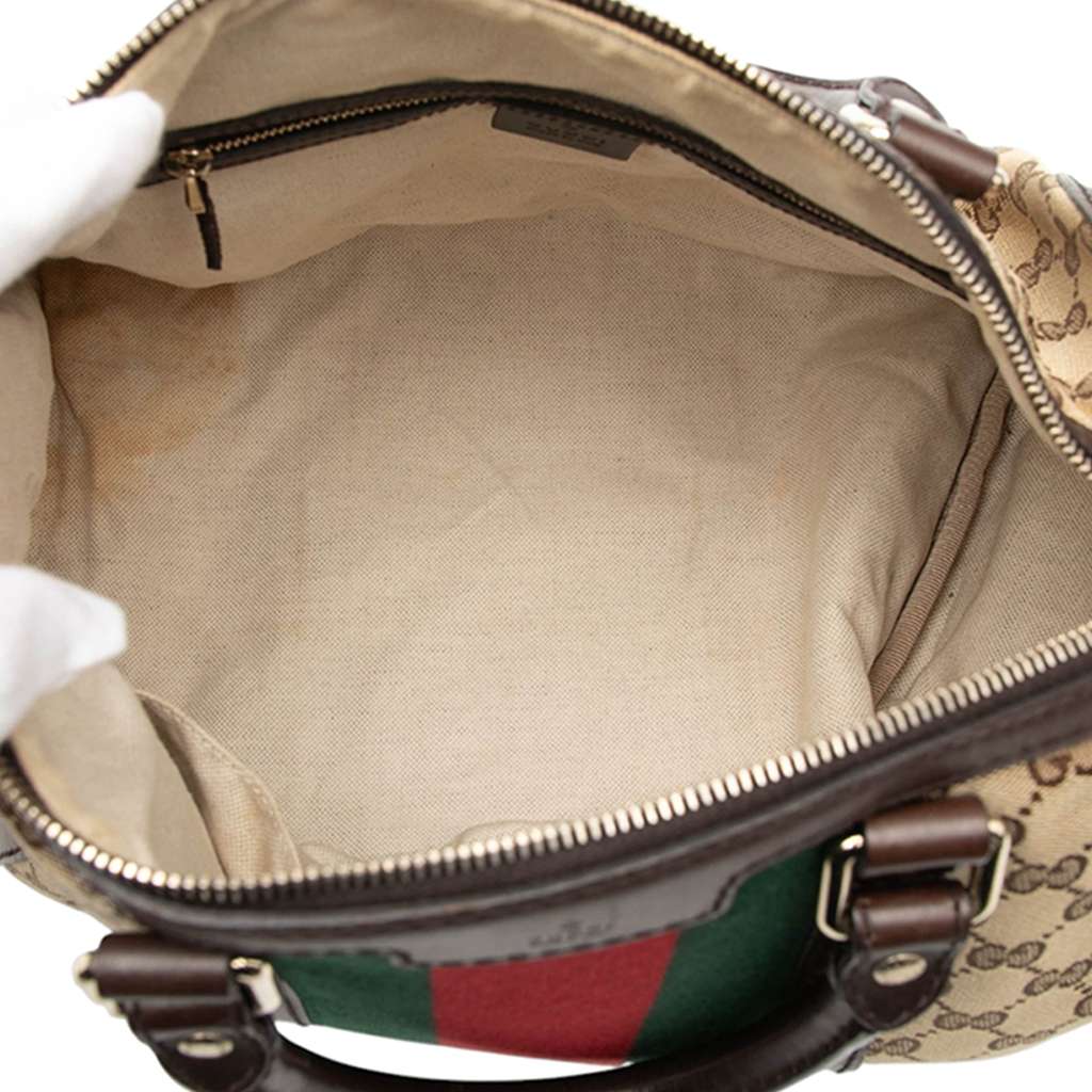 Gucci Medium GG Canvas Web Joy Boston Bag - 4