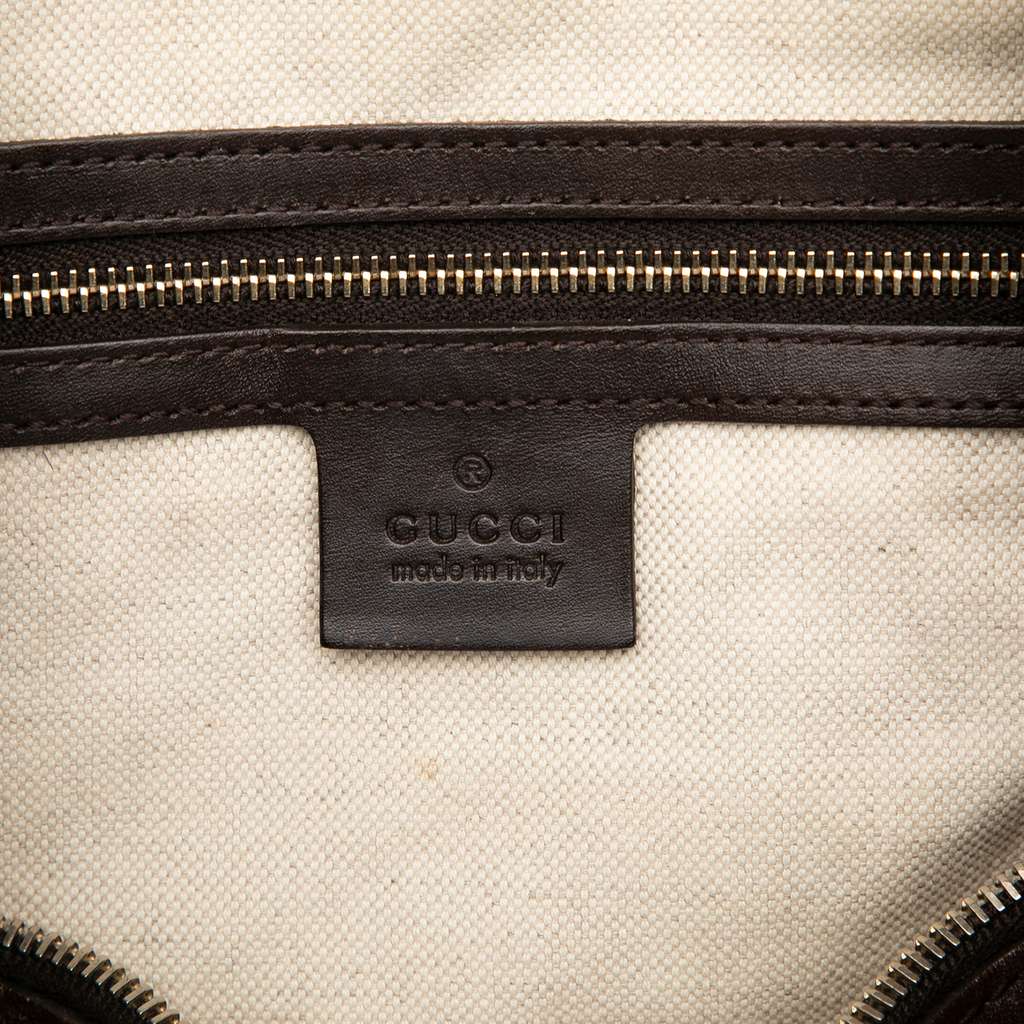 Gucci Medium GG Canvas Web Joy Boston Bag - 5