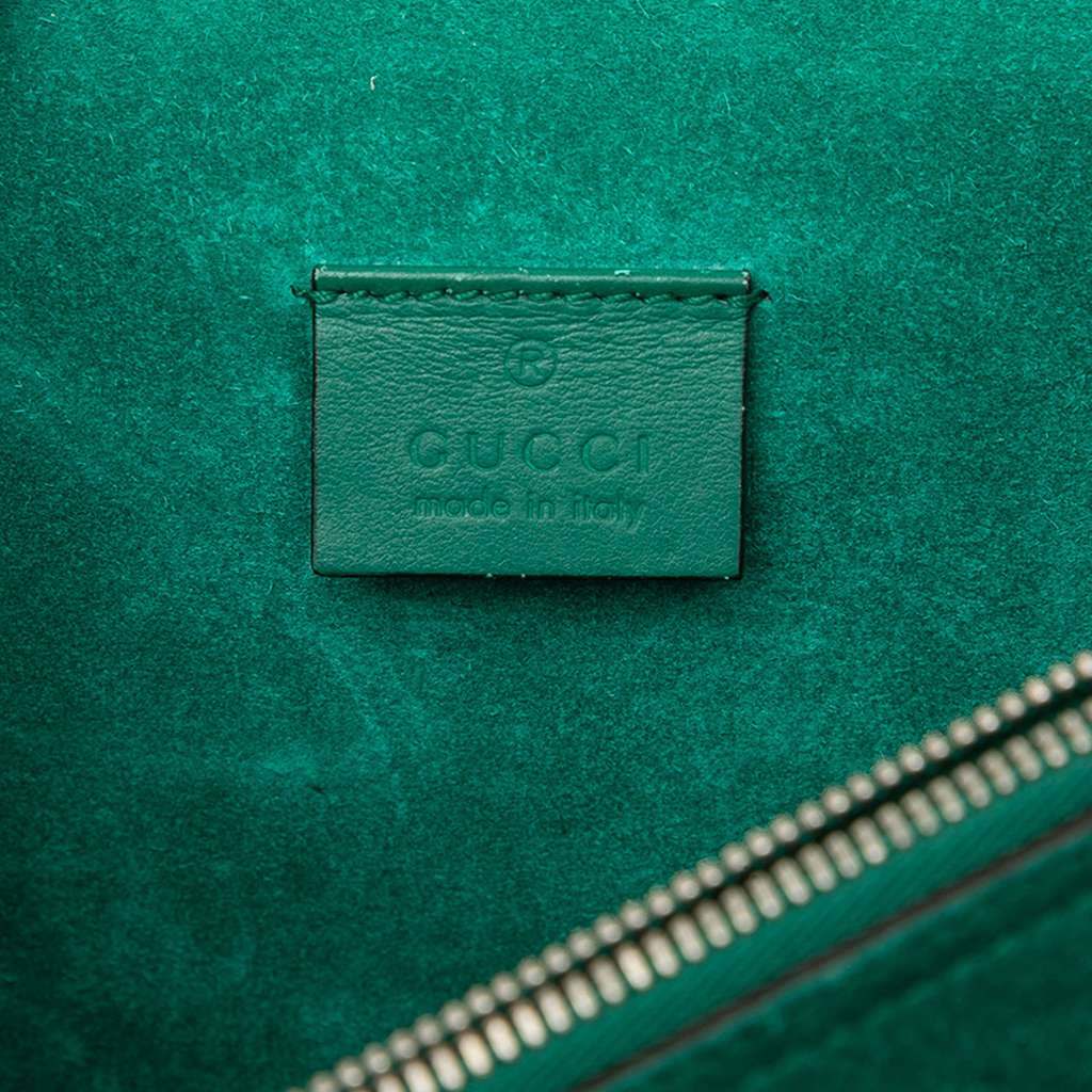 Gucci Medium GG Supreme Embroidered Willow Hill and Butterfly Dionysus Shoulder Bag - 5