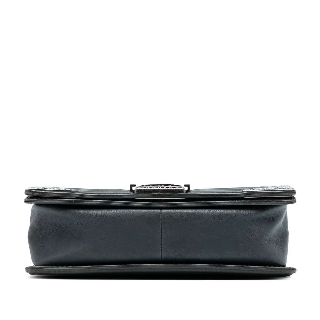 Chanel Paris Dallas Old Medium Quilted Calfskin Cowboy Boy Flap - 3