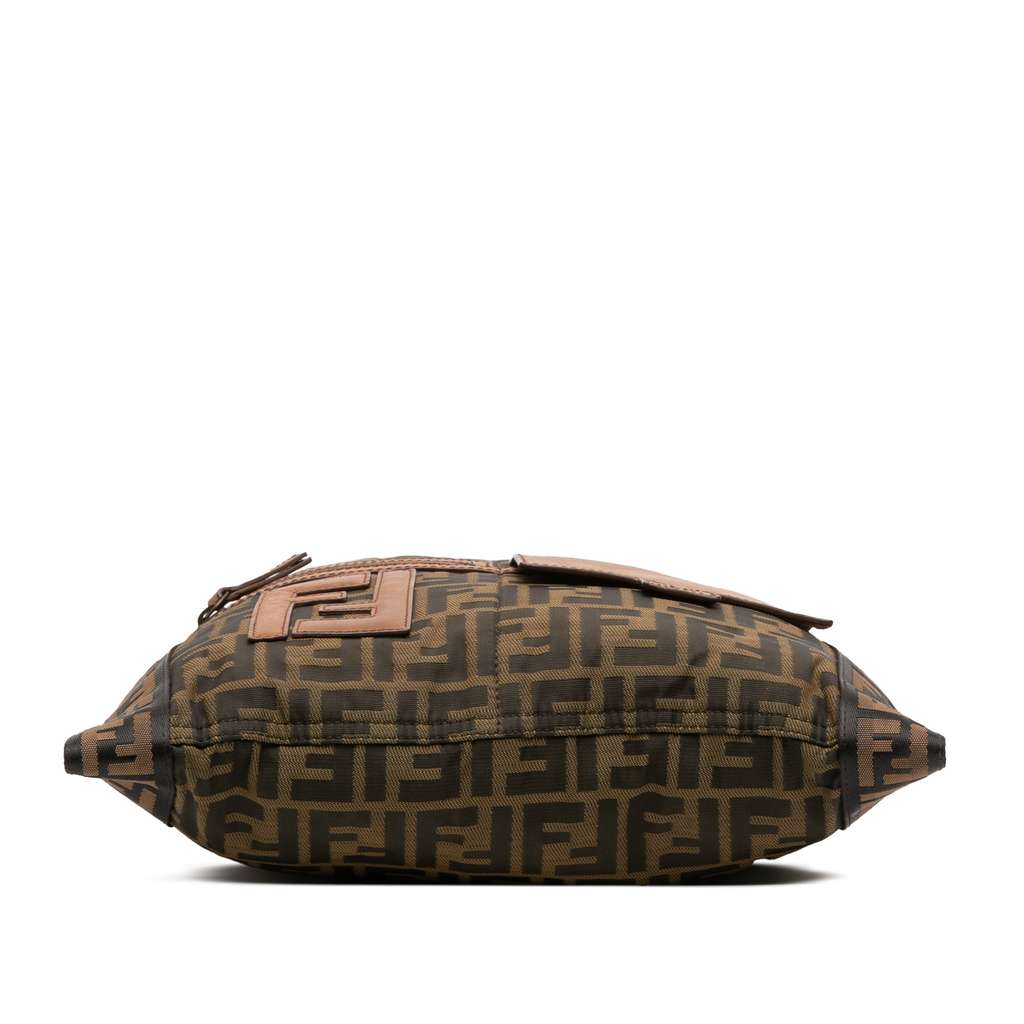 Fendi Zucca Canvas FF Flat Messenger Bag - 3