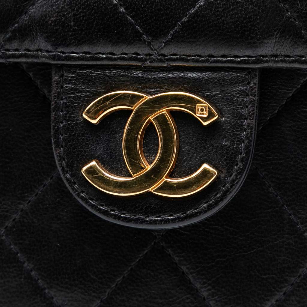 Chanel Medium CC Quilted Lambskin Single Flap - 5