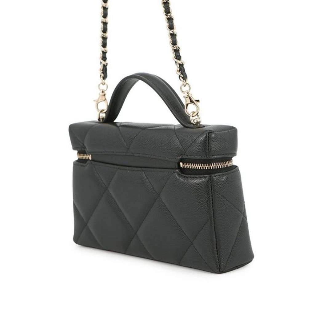 Chanel CC Quilted Caviar Slim Vanity with Chain - 2