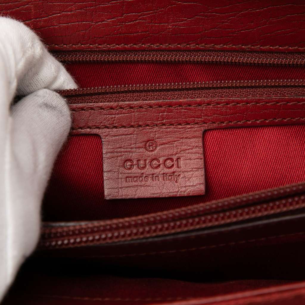 Gucci GG Canvas Bamboo Tote - 5