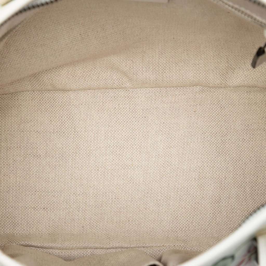 Gucci Small Canvas Flora Knight Convertible Tote - 4