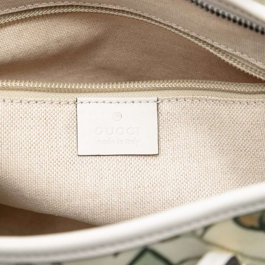 Gucci Small Canvas Flora Knight Convertible Tote - 5