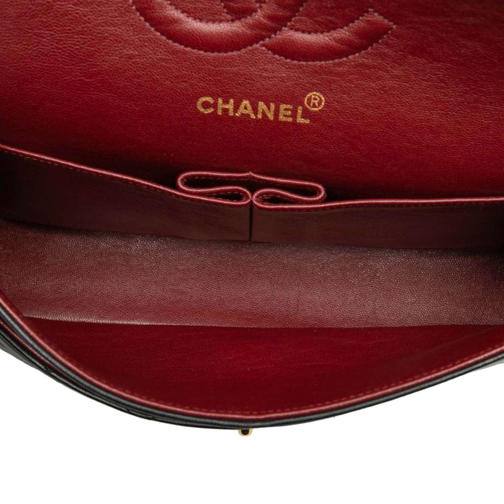 Chanel Medium Classic Lambskin Double Flap - 4