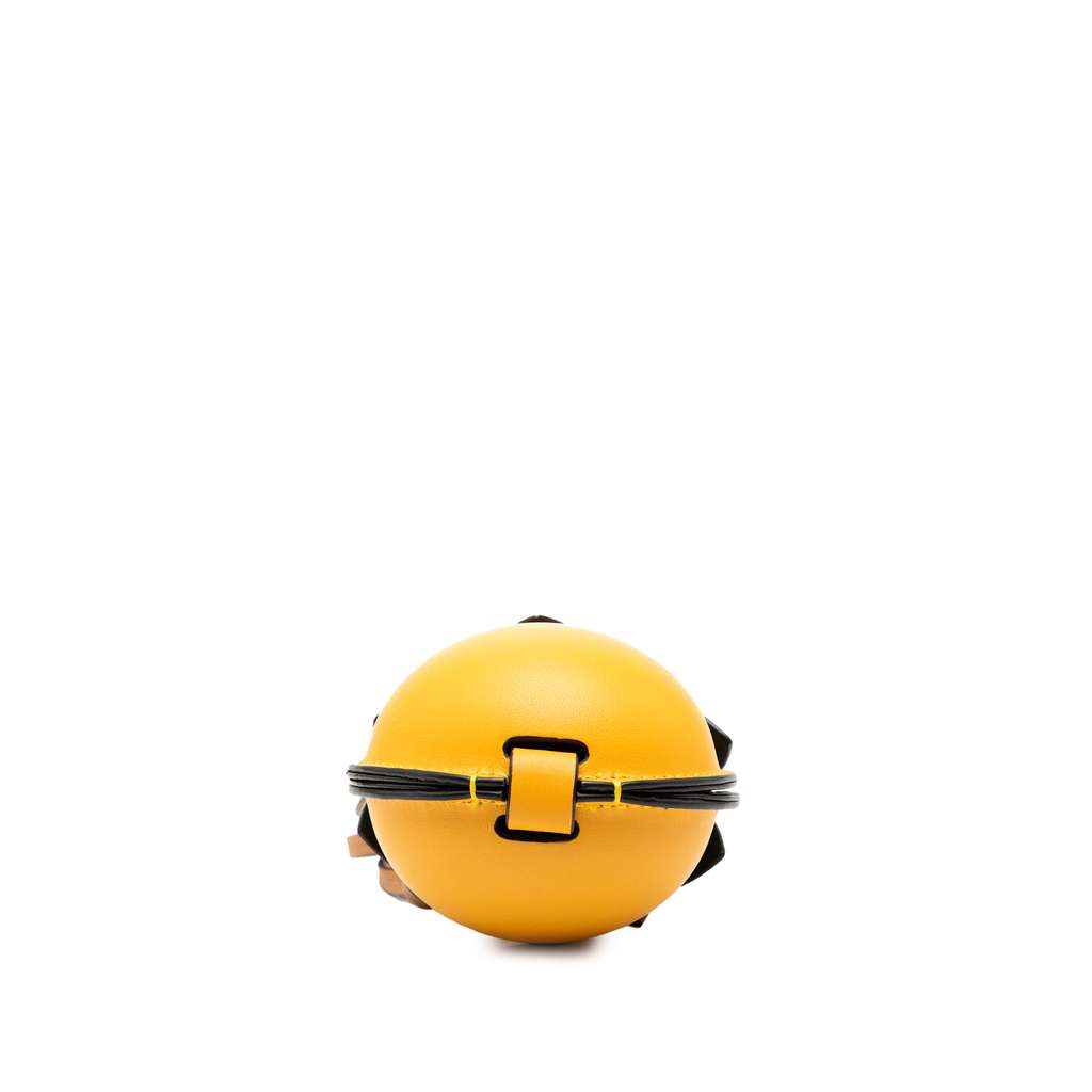 Loewe Mini Leather Lemon Pouch - 3