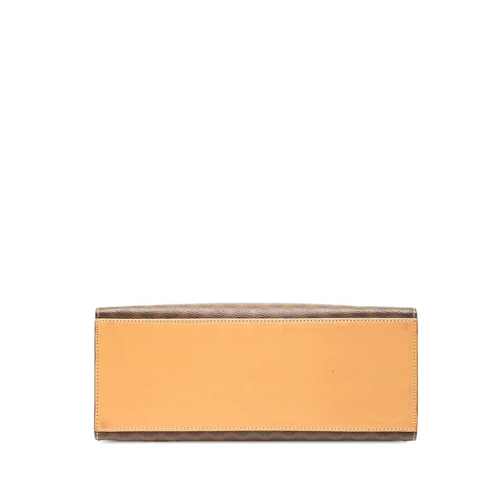 Celine Macadam Coated Canvas Top Handle Bag - 3