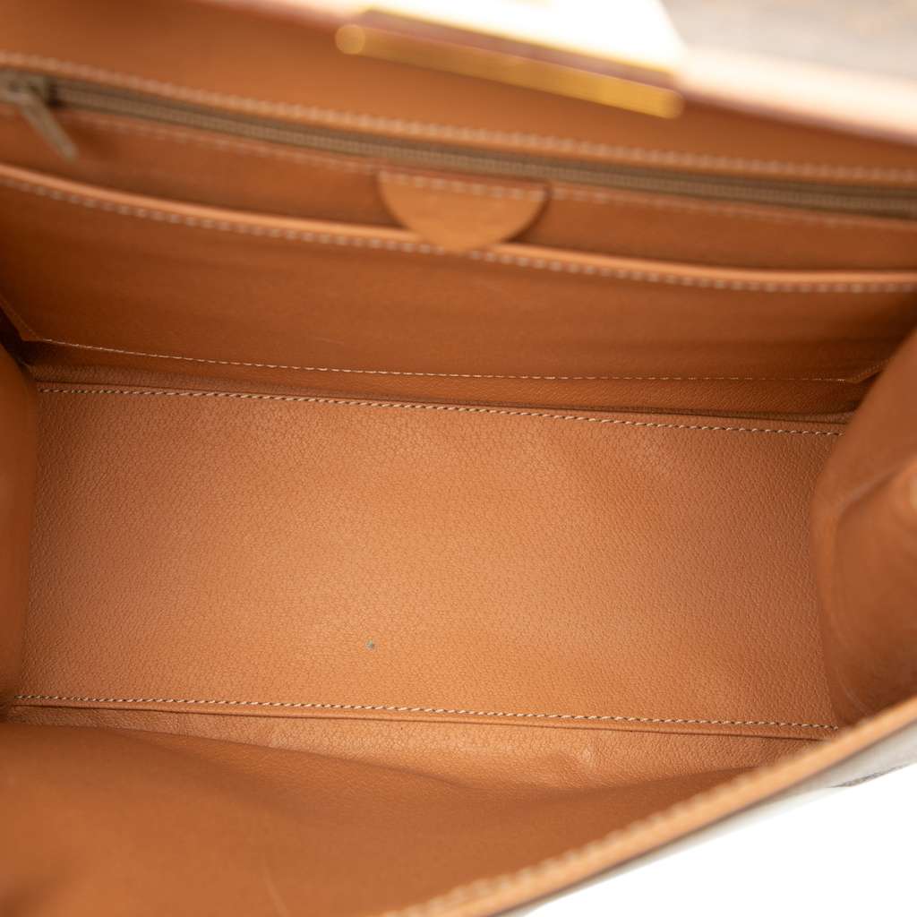 Celine Macadam Coated Canvas Top Handle Bag - 4