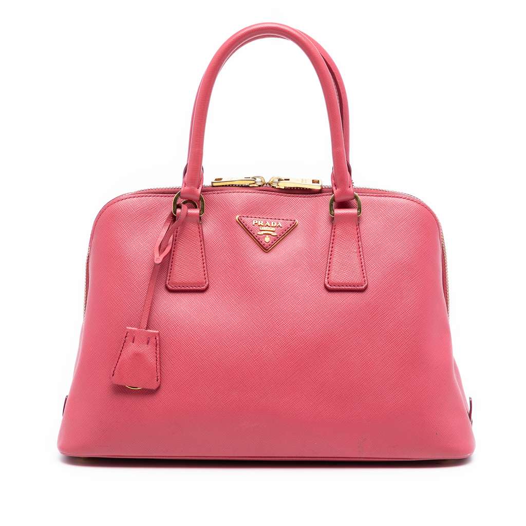 Prada Medium Saffiano Lux Promenade Satchel