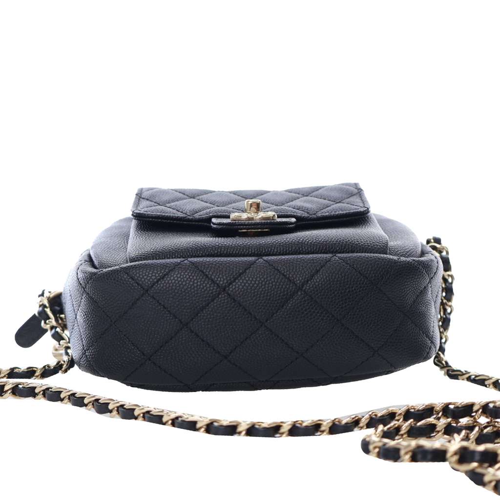 Chanel Quilted Caviar CC Day Camera Bag - 5