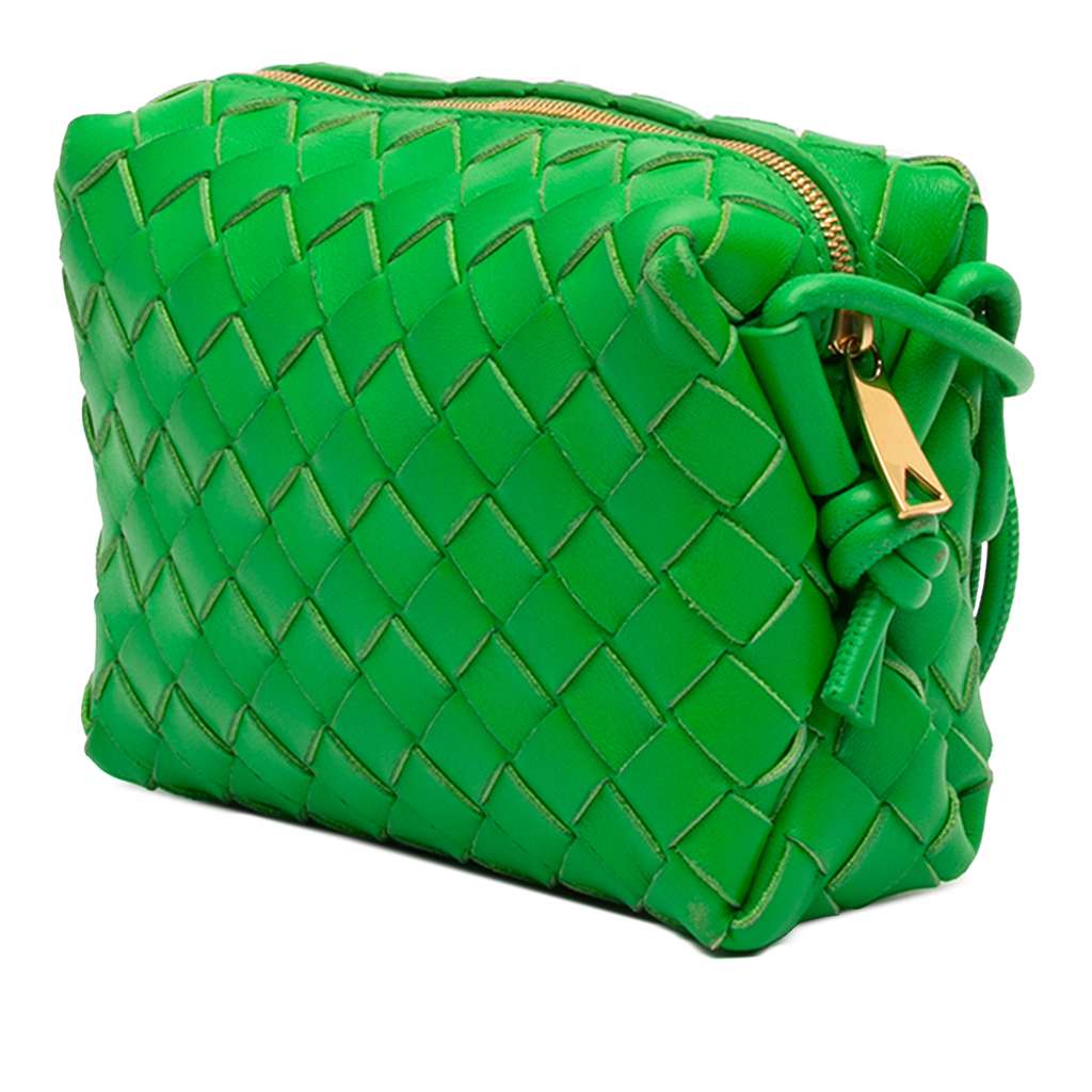 Bottega Veneta Mini Lambskin Intrecciato Loop Camera Bag - 2