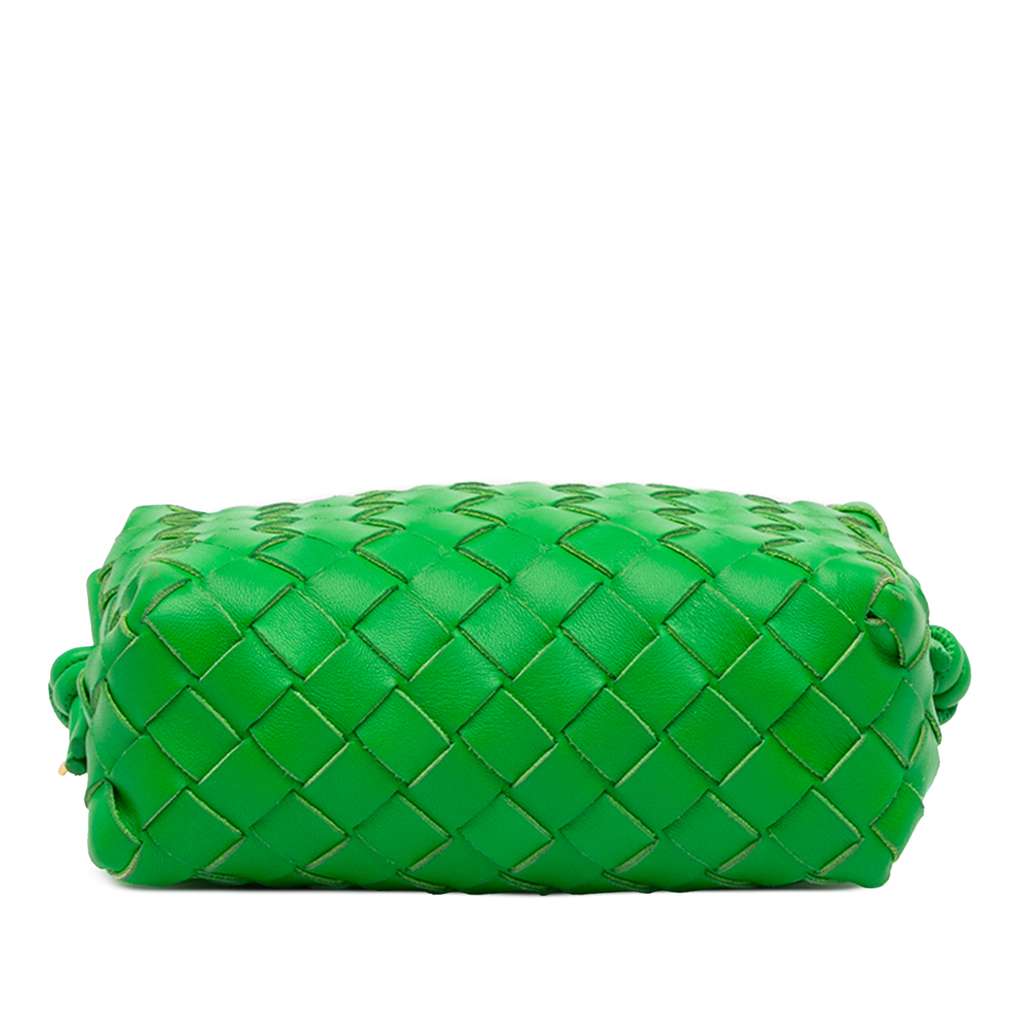 Bottega Veneta Mini Lambskin Intrecciato Loop Camera Bag - 3