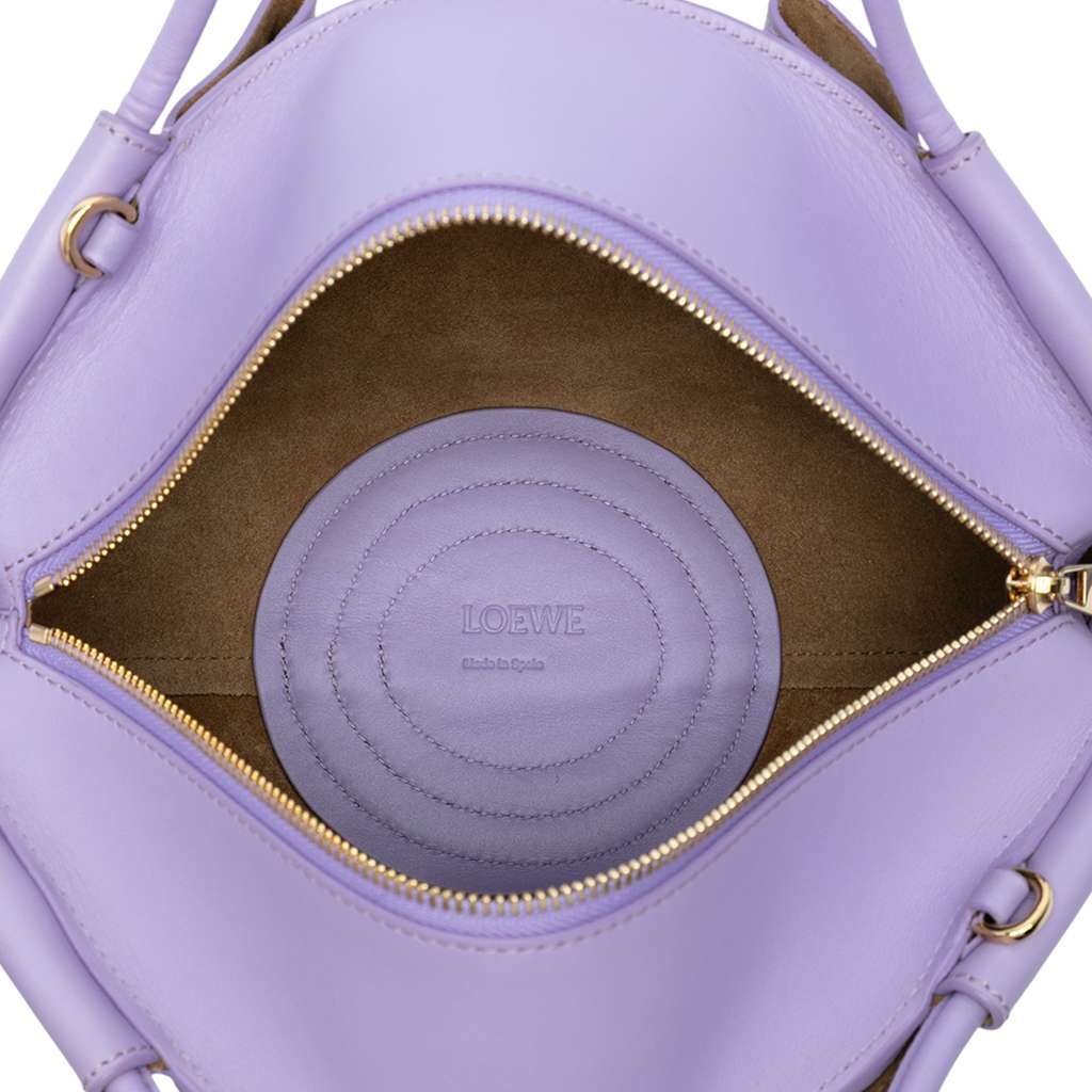 Loewe Small Shiny Calfskin Paseo Satchel - 4