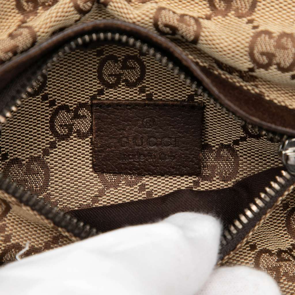 Gucci GG Canvas Web Double Pocket Belt Bag - 5