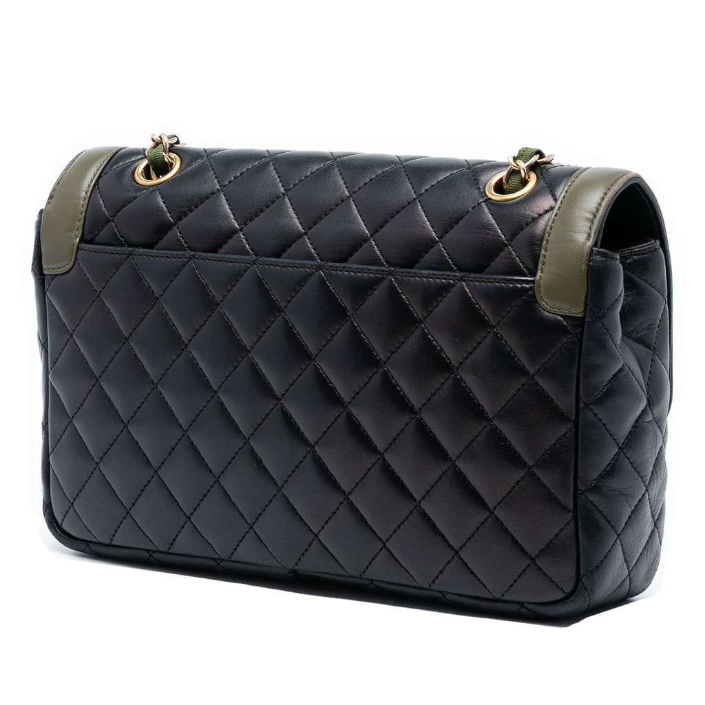 Chanel Medium Quilted Lambskin Two Tone Day Flap - 2