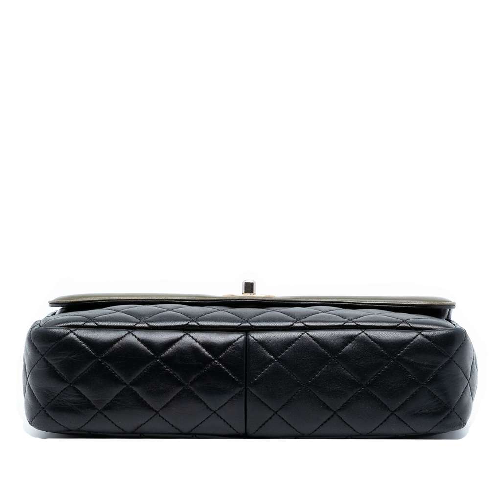 Chanel Medium Quilted Lambskin Two Tone Day Flap - 3