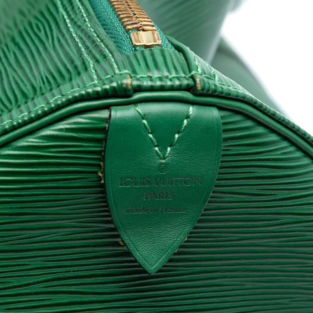 Louis Vuitton Epi Keepall 55 Green Leather Fair - Box View