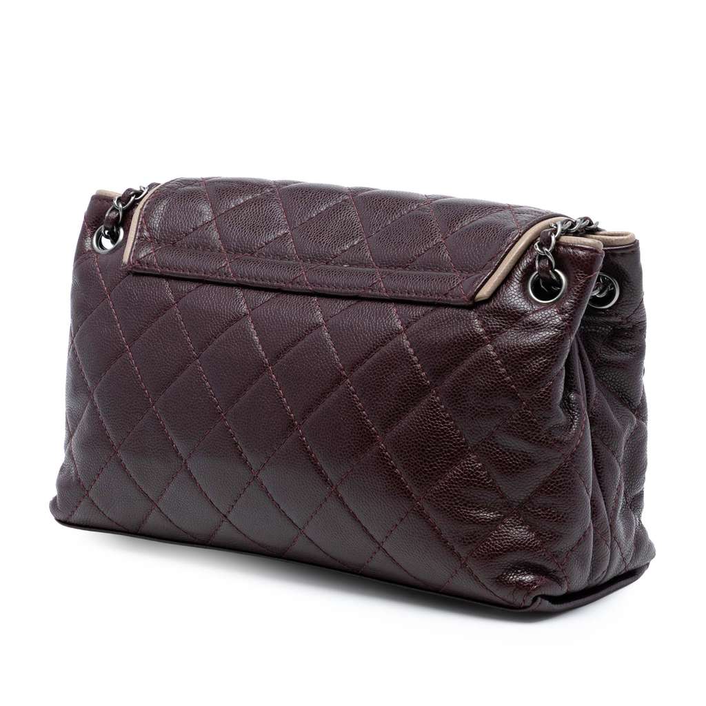 Chanel CC Quilted Caviar Border Flap - 2