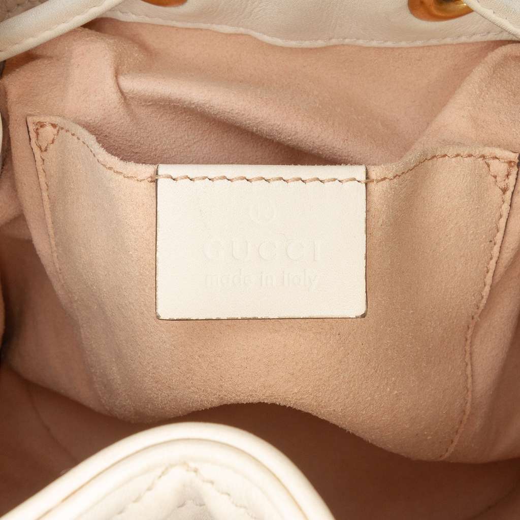 Gucci GG Marmont Matelasse Leather Bucket Bag - 5