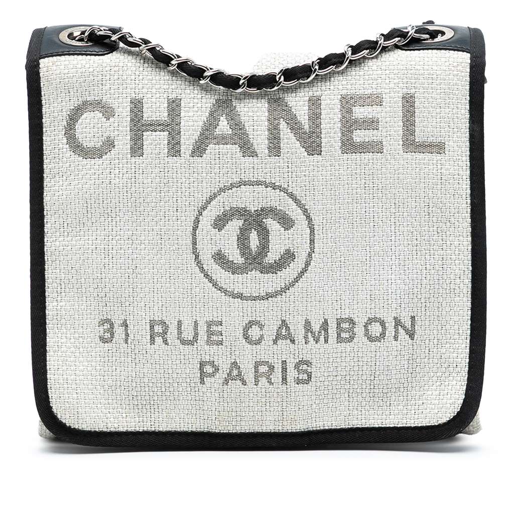 Chanel Small Raffia Deauville Messenger