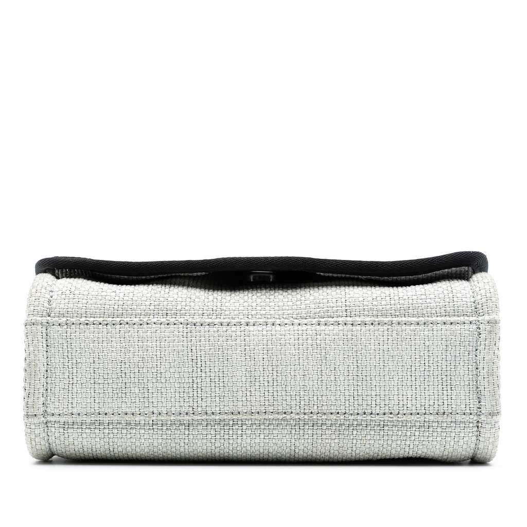 Chanel Small Raffia Deauville Messenger - 3