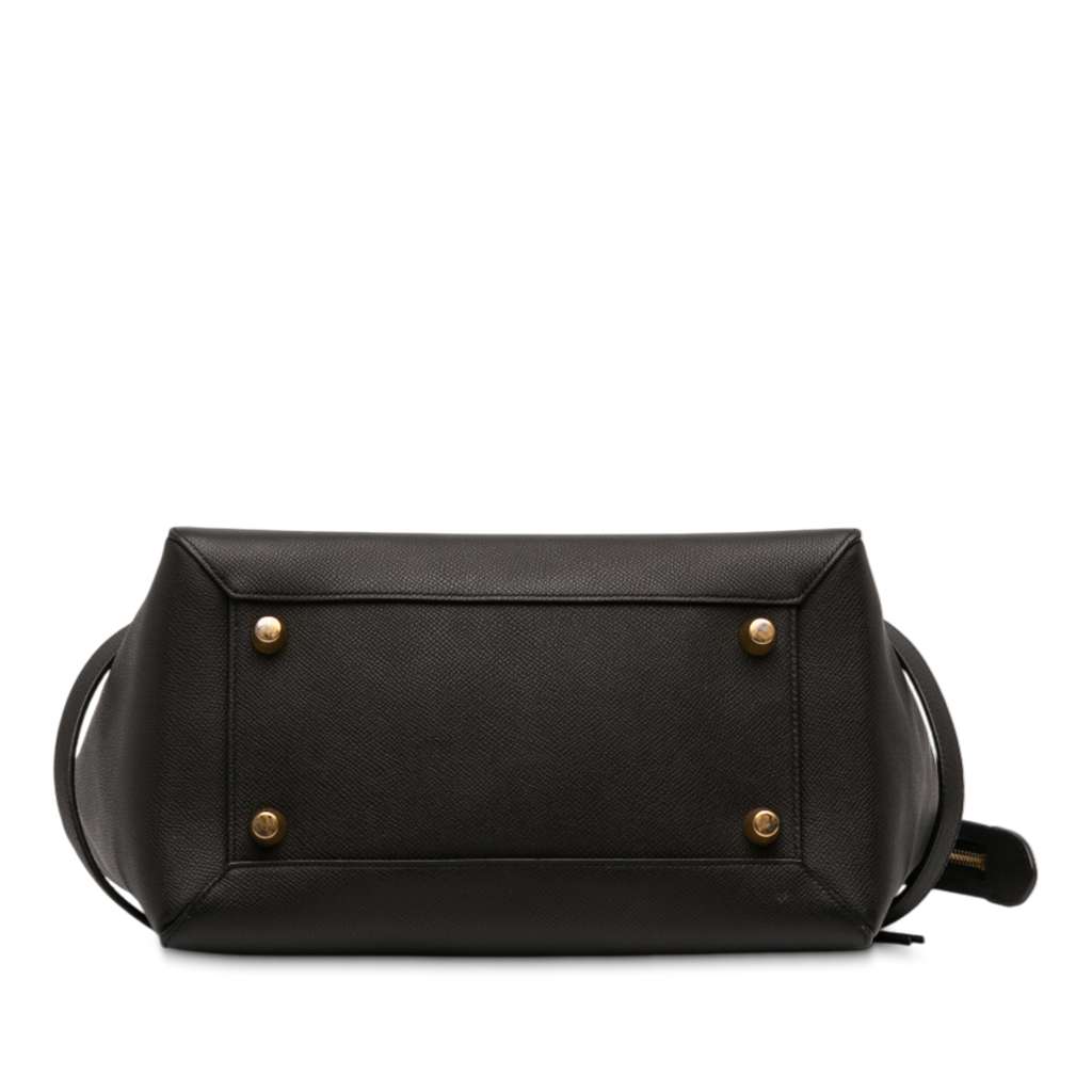 Celine Mini Grained Calfskin Belt Satchel - 3