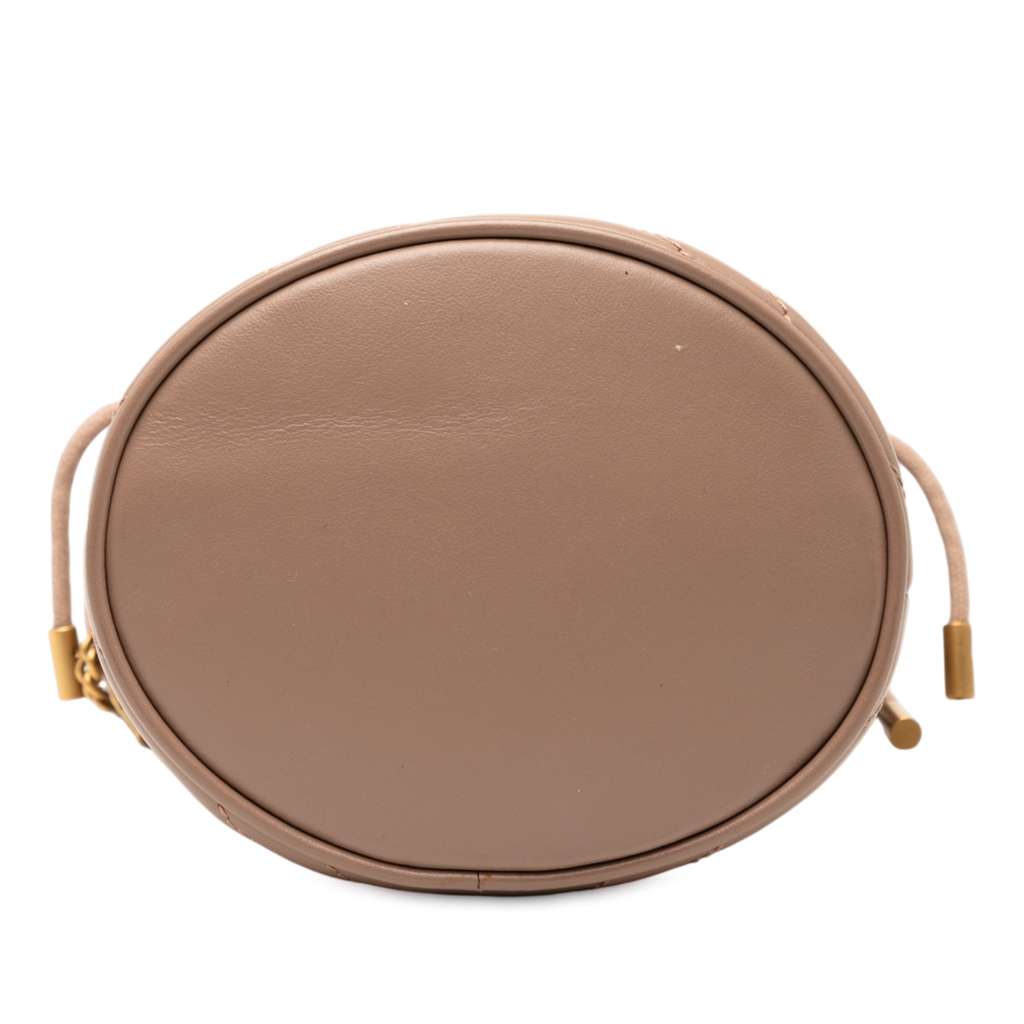 Gucci Small GG Marmont Leather Matelasse Bucket Bag - 3