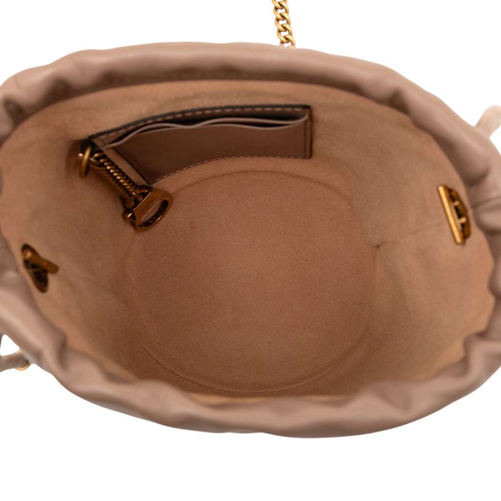 Gucci Small GG Marmont Leather Matelasse Bucket Bag - 4