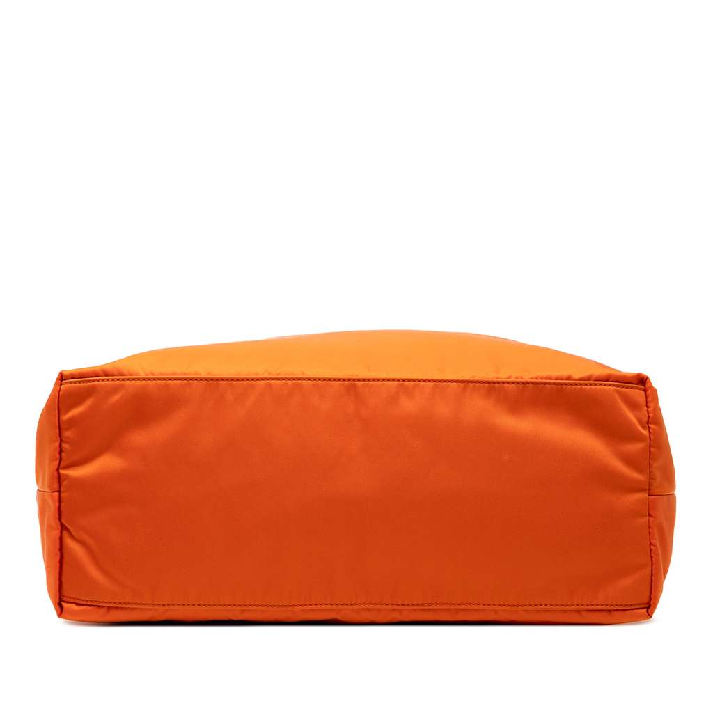 Prada Saffiano Trimmed Tessuto Open Convertible Tote - 3