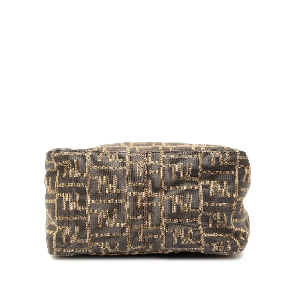 Fendi Zucca Canvas Double Flap Shoulder Bag - 3