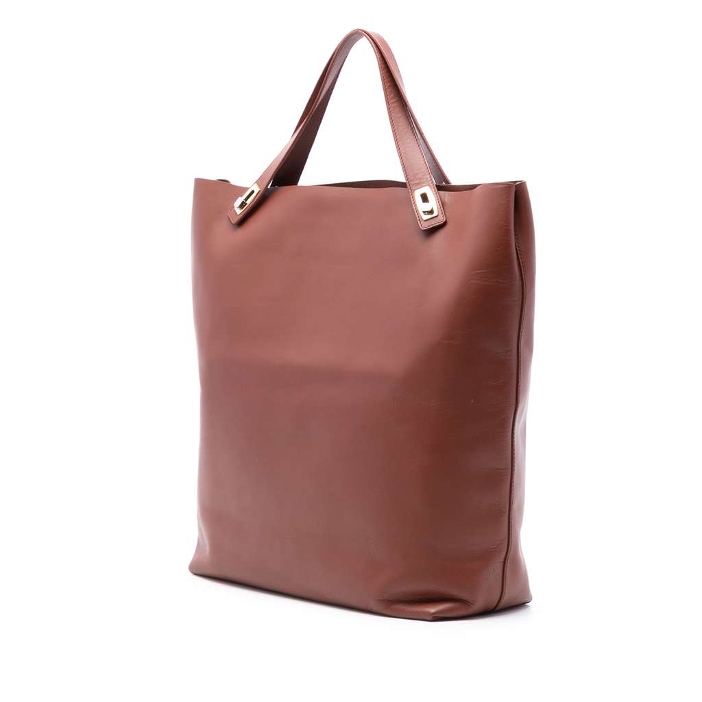 Balenciaga Bicolor Leather Pocket Shopping Tote - 2