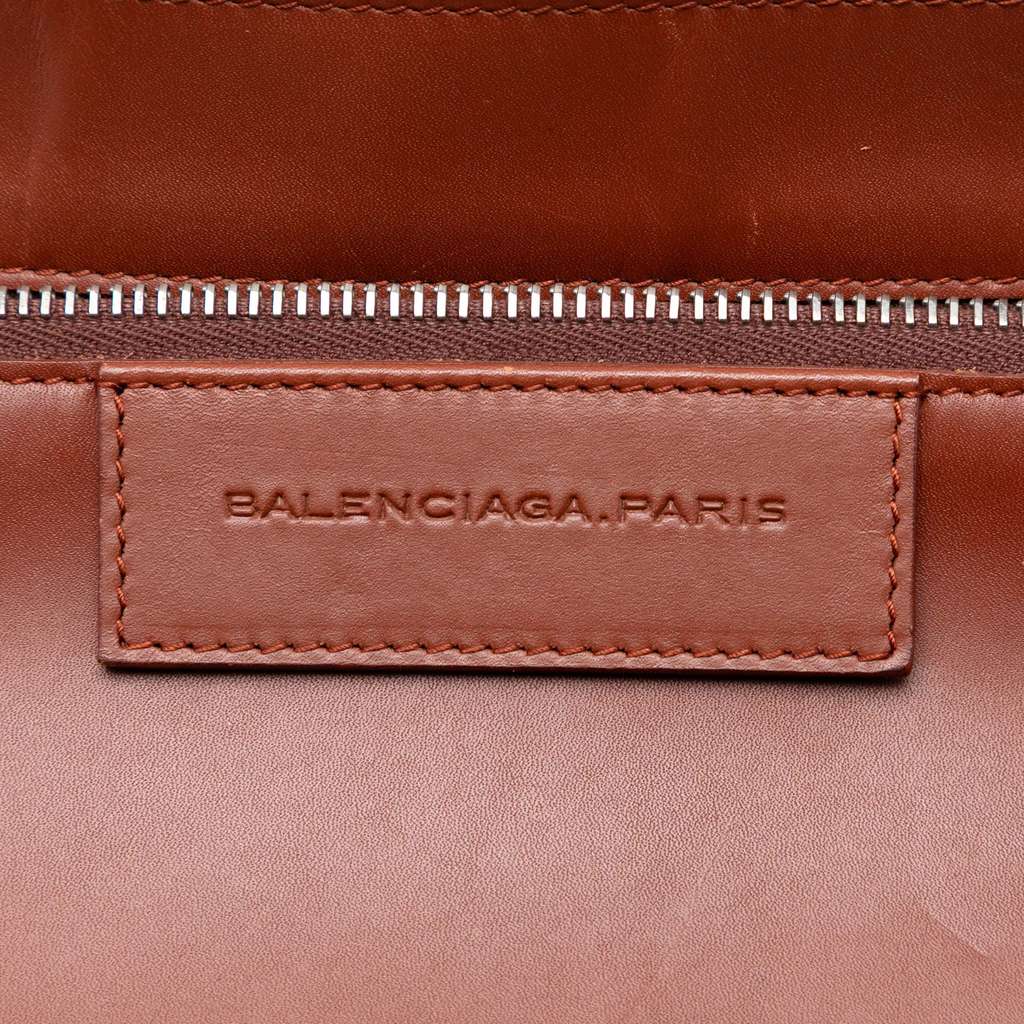 Balenciaga Bicolor Leather Pocket Shopping Tote - 5