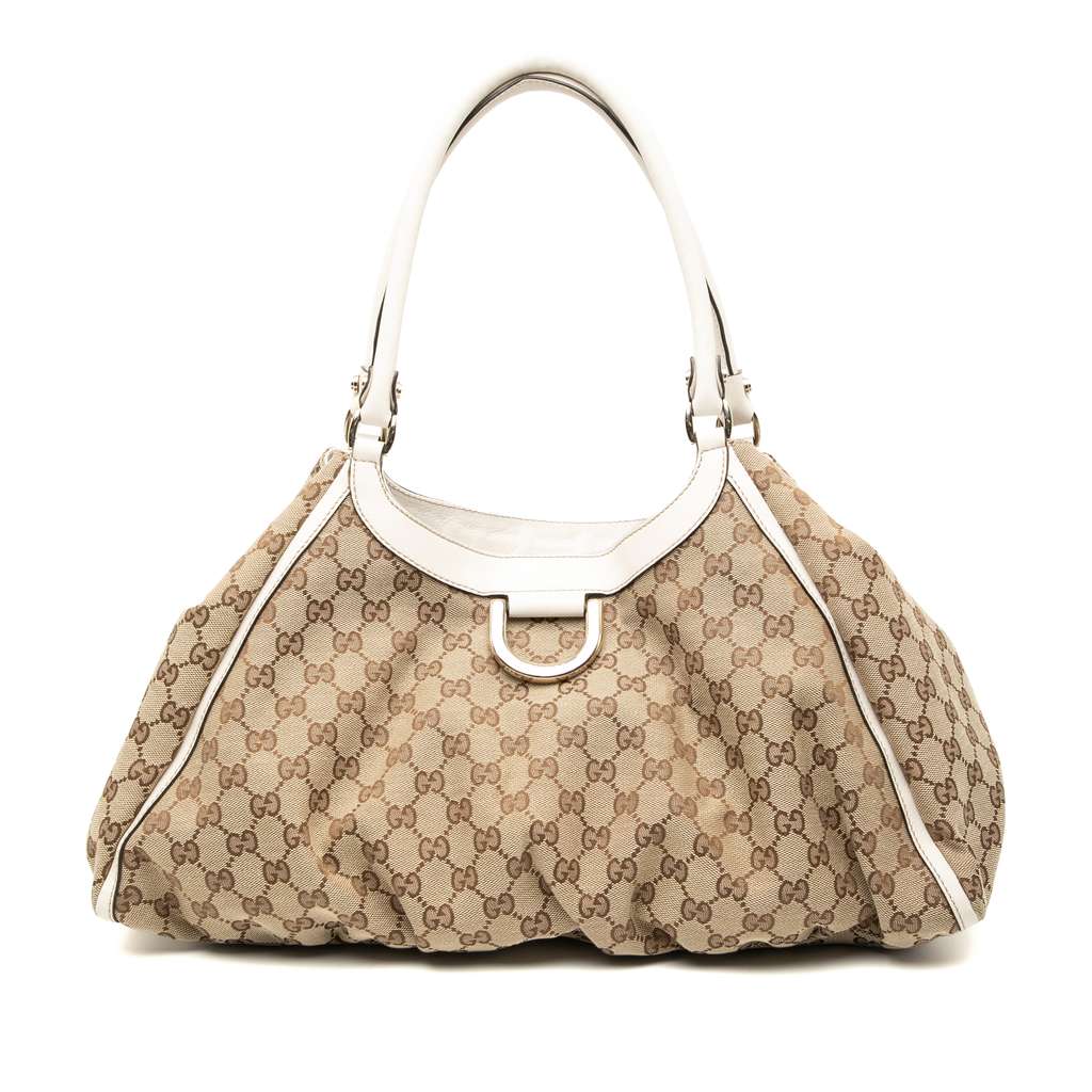 Gucci GG Canvas Abbey D Ring Shoulder Bag