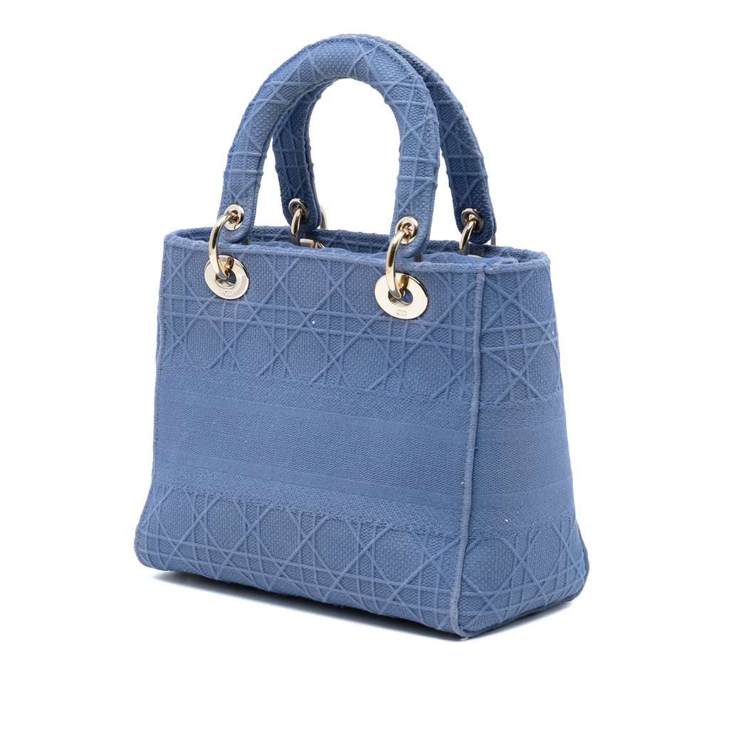 Dior Medium Canvas Cannage Lady D Lite - 2