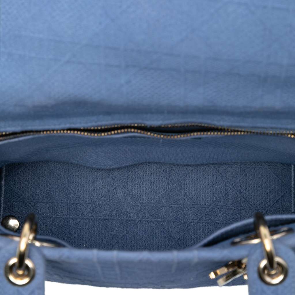 Dior Medium Canvas Cannage Lady D Lite - 4