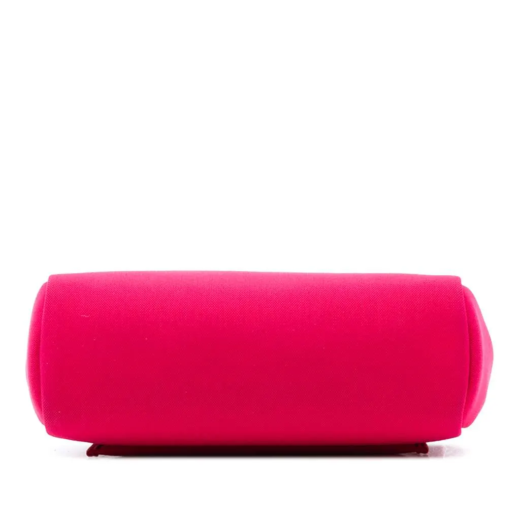 Hermès Toile Herbag Zip 31 Laque Pink Canvas Good - Inside View