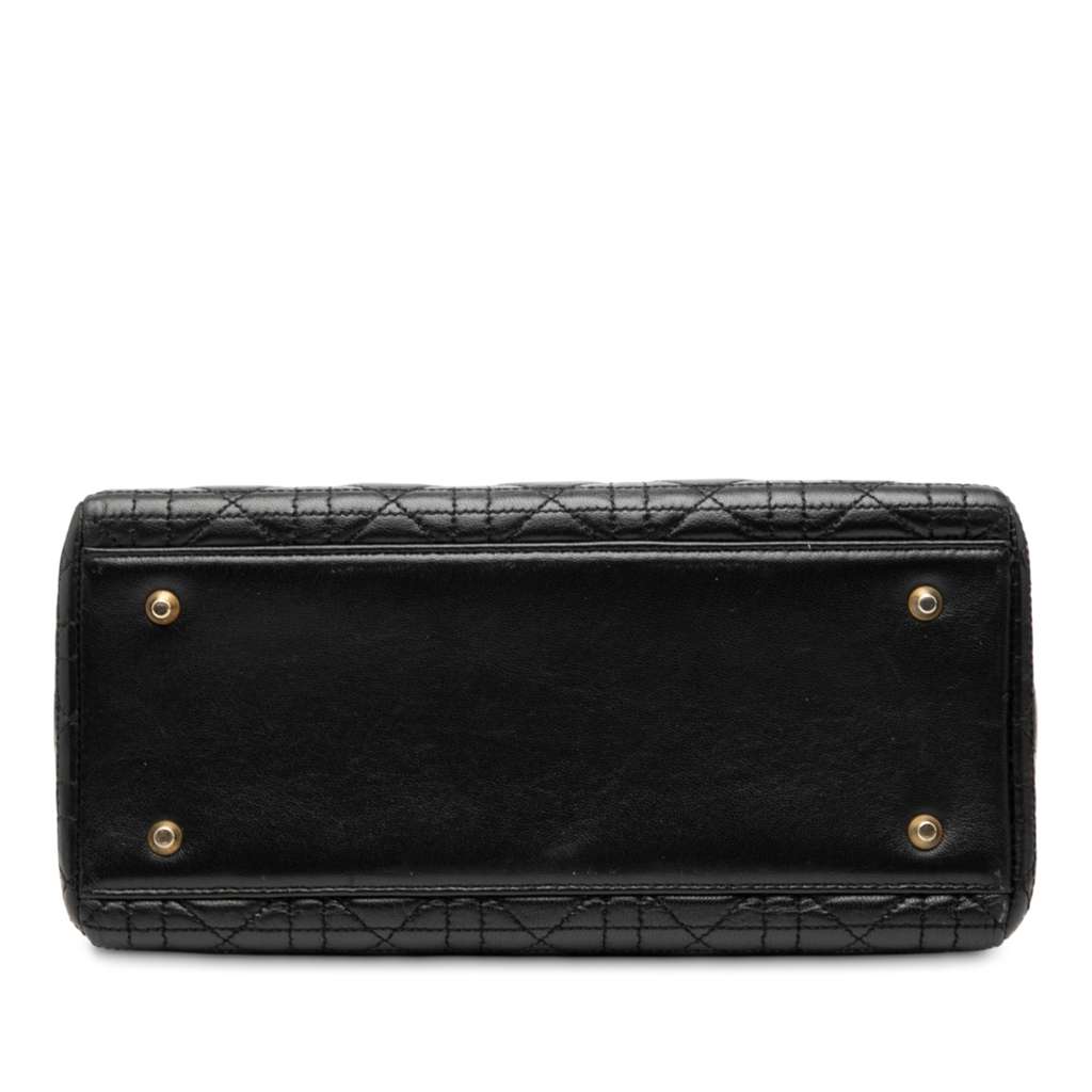 Dior Medium Lambskin Cannage Lady Dior - 3