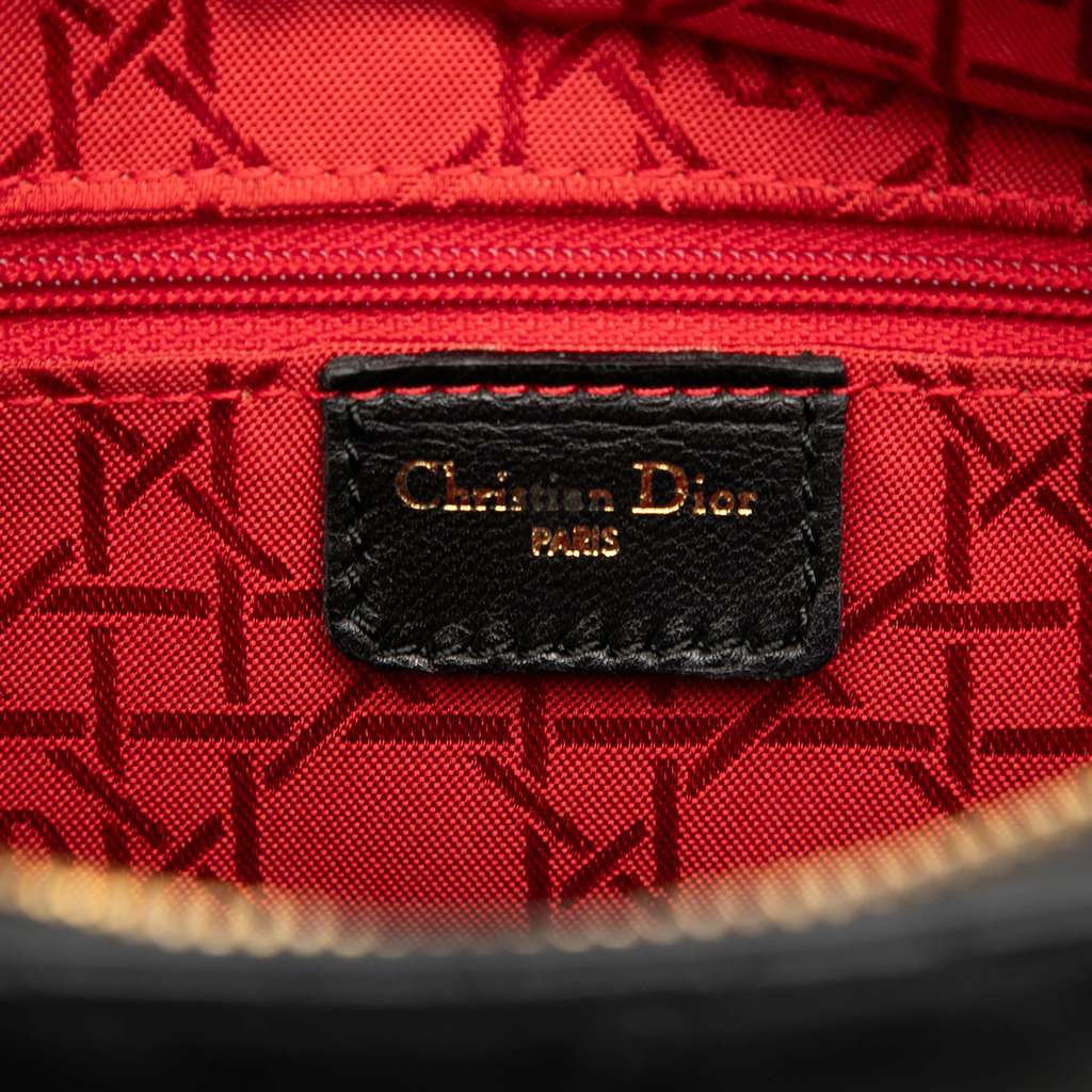 Dior Medium Lambskin Cannage Lady Dior - 5