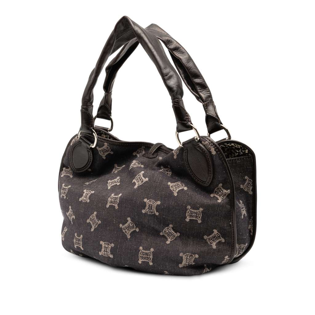 Celine Macadam Denim Bittersweet Hobo Bag - 2