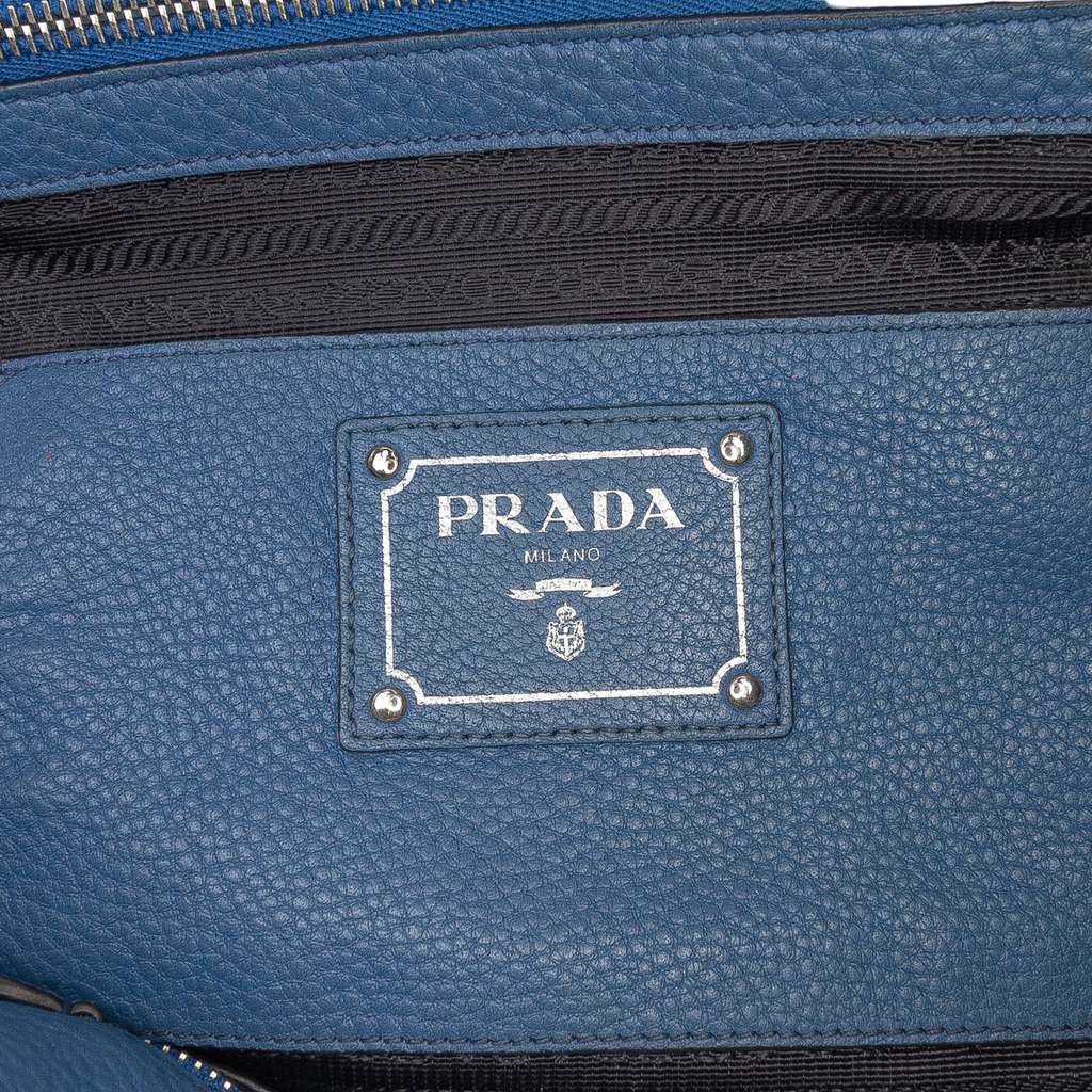 Prada Vitello Daino Double Handle Satchel - 5