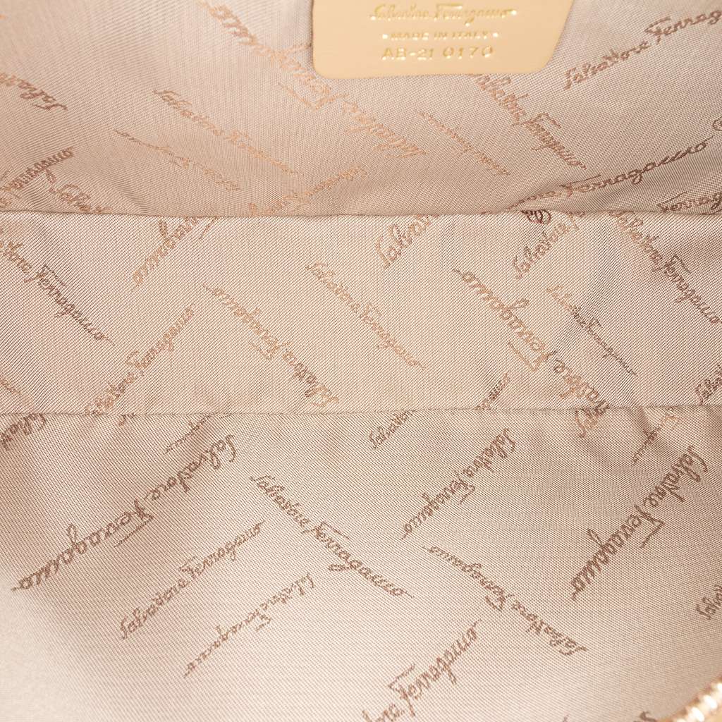 Salvatore Ferragamo Leather Gancini Shoulder Bag - 4