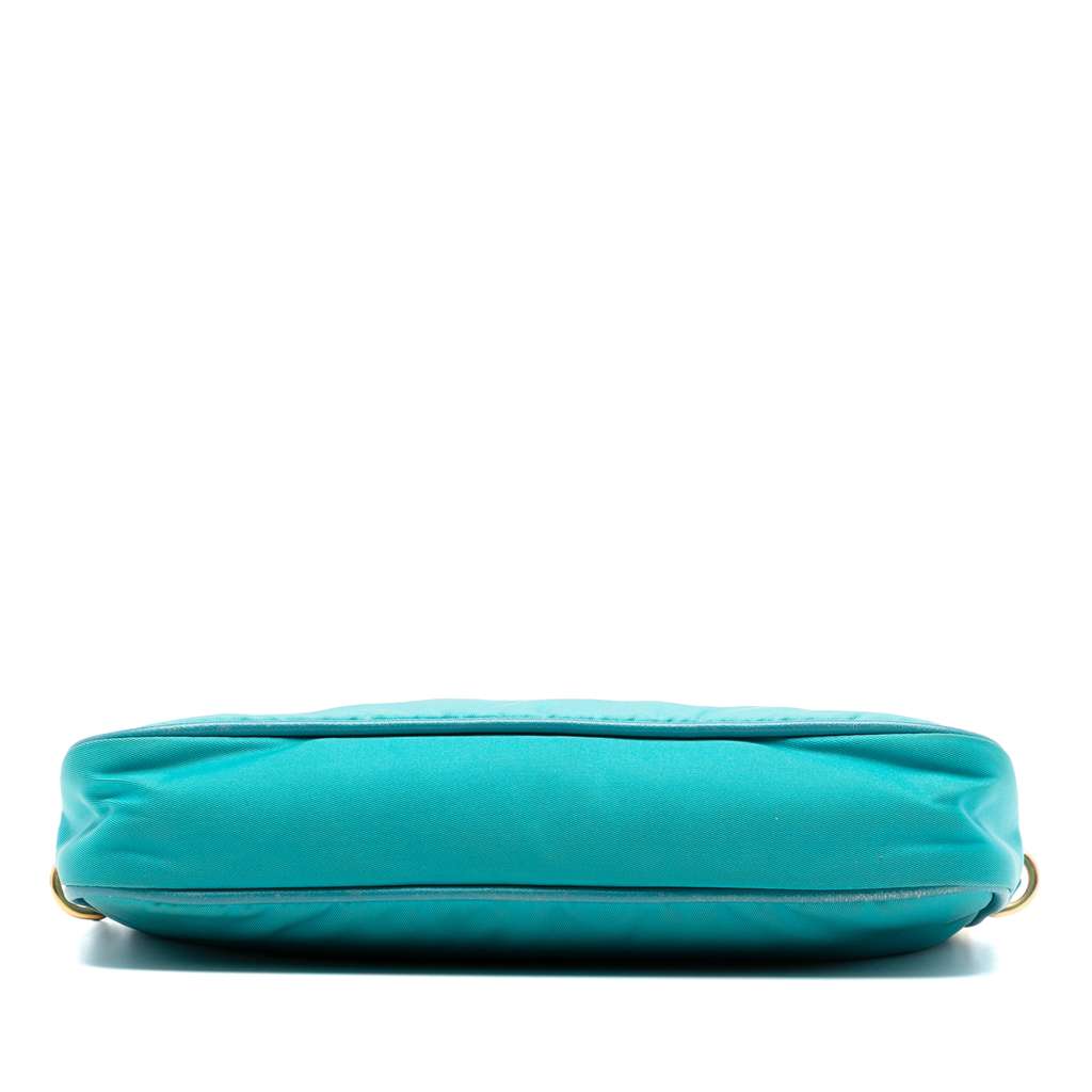 Prada Saffiano Trimmed Tessuto Chain Crossbody - 3