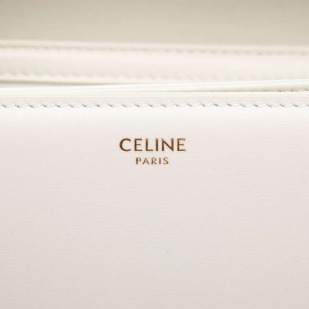 Celine Large Shiny Calfskin Triomphe Crossbody - 5