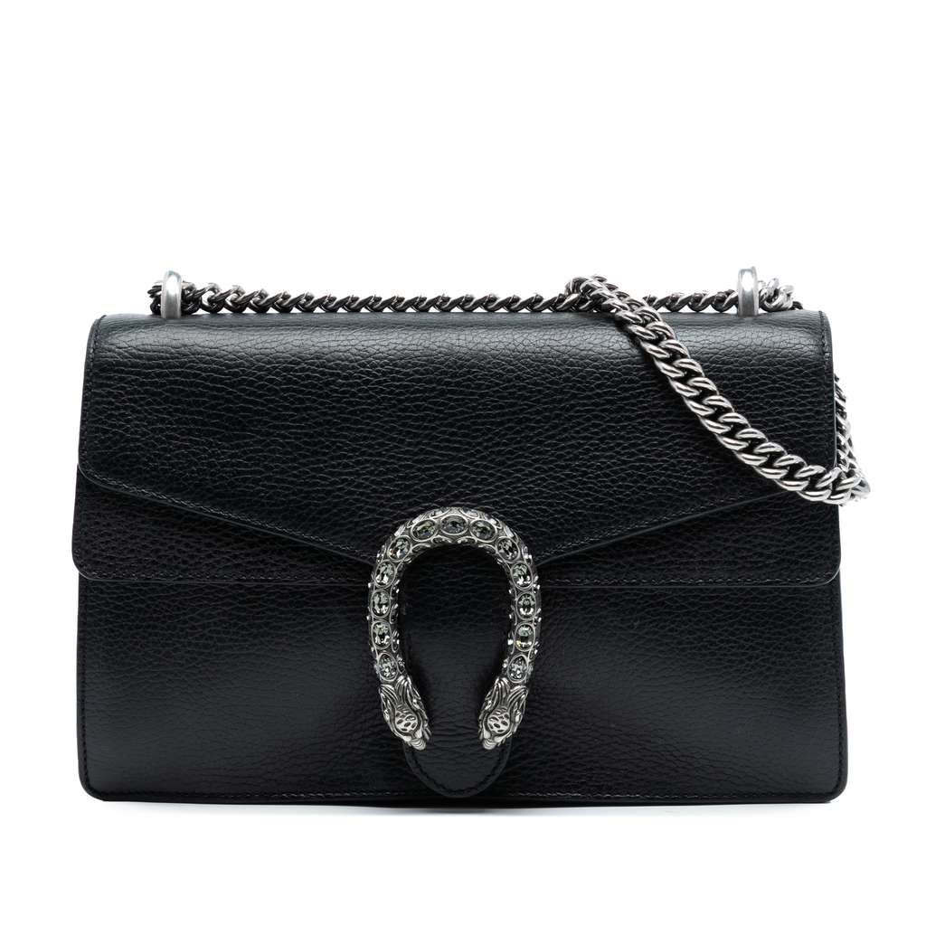 Gucci Small Leather Dionysus Shoulder Bag